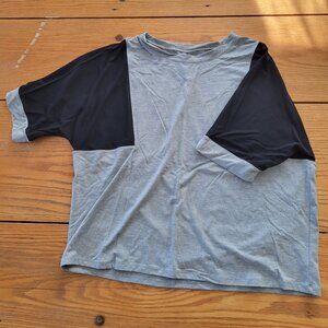 Born Primitive Gray and Black Short Sleeve Tee